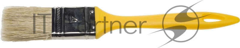 Кисть плоская STAYER UNIVERSAL-MASTER, светлая натуральная щетина, пластмассовая ручка, 38мм