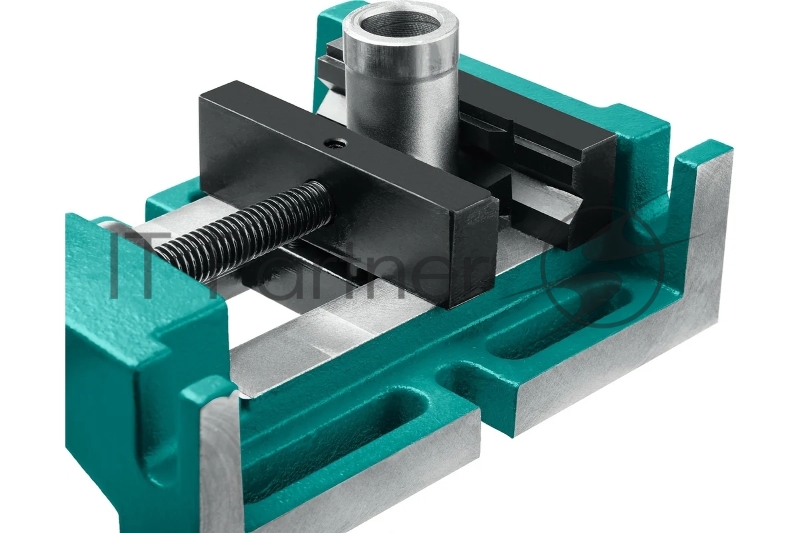 Станочные трехсторонние сверлильные тиски KRAFTOOL, 100 мм