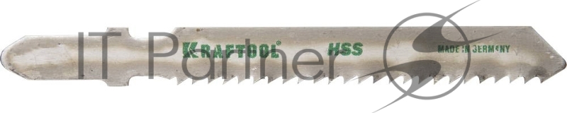Полотна KRAFTOOL, T118B, для эл/лобзика, HSS, по металлу (1,5-5мм), EU-хвост., шаг 2мм, 50мм, 2шт