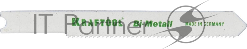 Полотна KRAFTOOL, U118AF, для эл/лобзика, Bi-Metall, по металлу (1,5-2мм), US-хвост., шаг 1,2мм, 55мм, 2шт