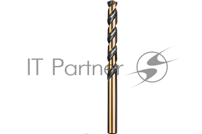 Сверло по металлу KRAFTOOL COBALT 10.5 х133мм, HSS-Co(8%), сталь М42(S2-10-1-8)