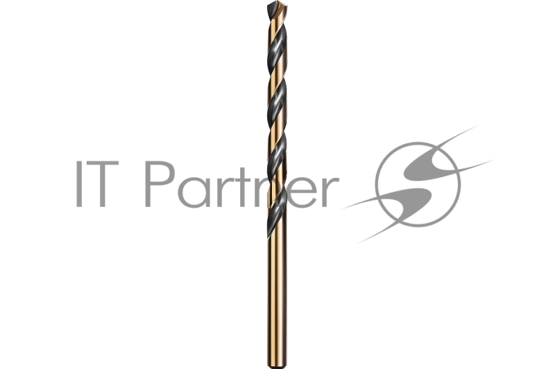 Сверло по металлу KRAFTOOL COBALT 4.5 х80мм, HSS-Co(8%), сталь М42(S2-10-1-8)