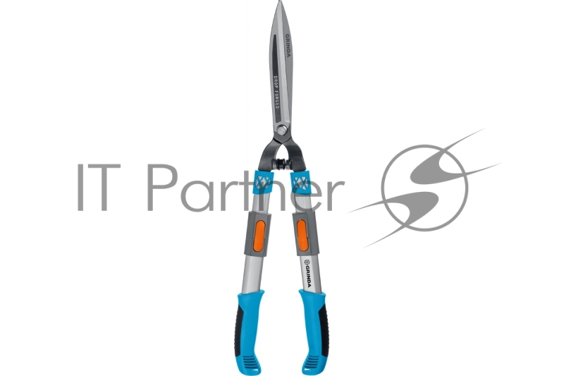 Кусторез с коваными лезвиями, телескопический, с алюминиевыми рукоятками, 630-800мм, GRINDA PROLine FH-800T