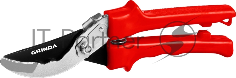 Секатор с пластиковыми рукоятками, плоскостной, 200мм, GRINDA G-35
