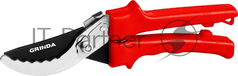 Секатор с пластиковыми рукоятками, плоскостной, 200мм, GRINDA G-31
