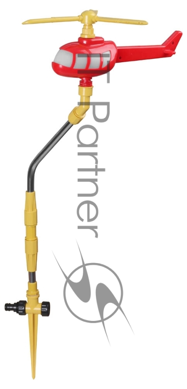 Распылитель GRINDA 80 м2 полив, тип Вертолет, на алюмин. удлинителе, распылитель круговой, на пике, пластиковый