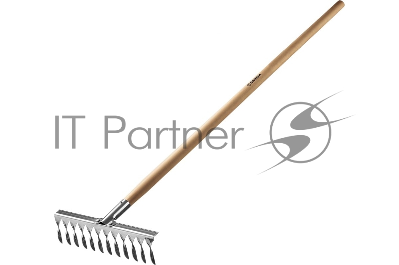 Грабли из нержавеющей стали GRINDA PROLine 12 витых зубцов