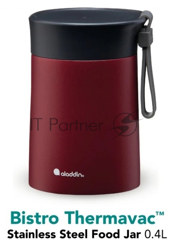 Термос для еды Stanley Aladdin Bistro Thermavac 0.4л. бордовый/черный (10-10495-002)