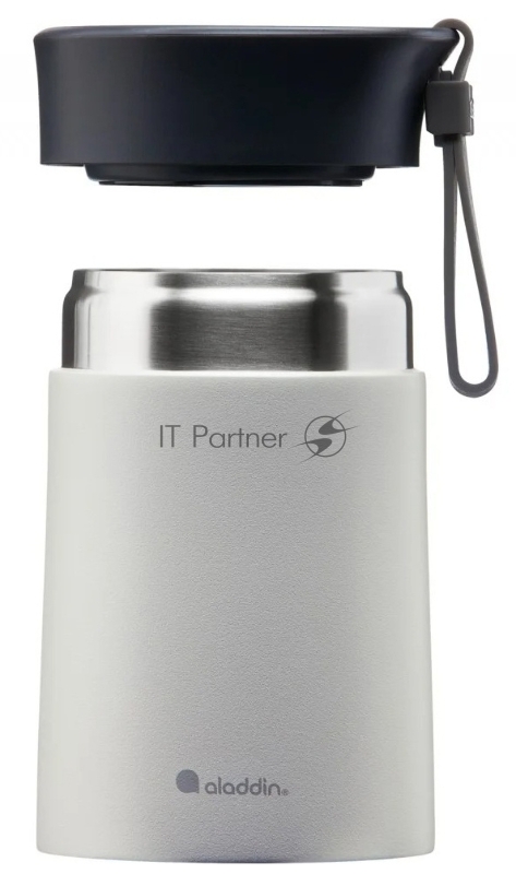 Термос для еды Stanley Aladdin Bistro Thermavac 0.4л. светло-серый/черный (10-10495-003)