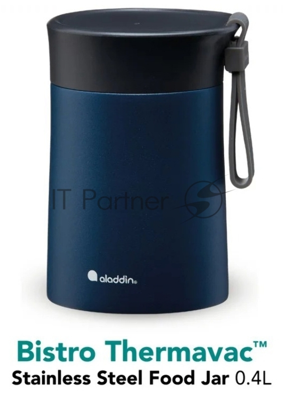 Термос для еды Stanley Aladdin Bistro Thermavac 0.4л. темно-синий/черный (10-10495-001)