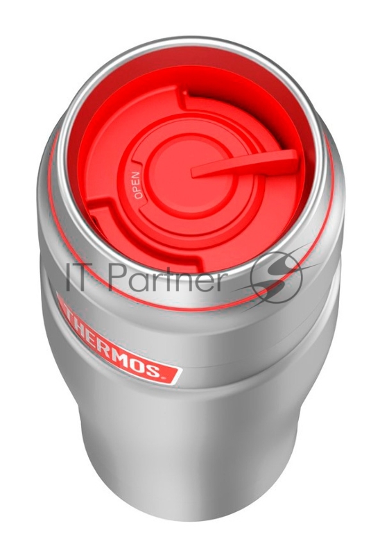 Термокружка для напитков/еды Thermos SK1005 RCMS 0.47л. серый/красный картонная коробка (383020)