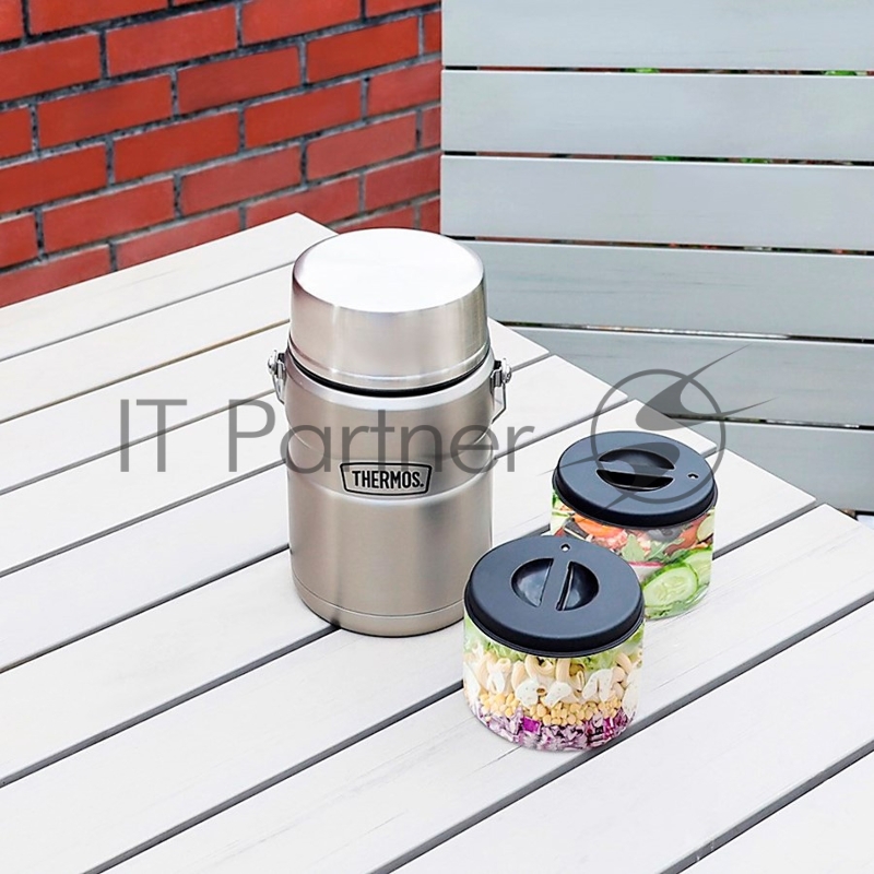 Термос для еды Thermos SK3030 MS 1.2л. серый картонная коробка (491474)