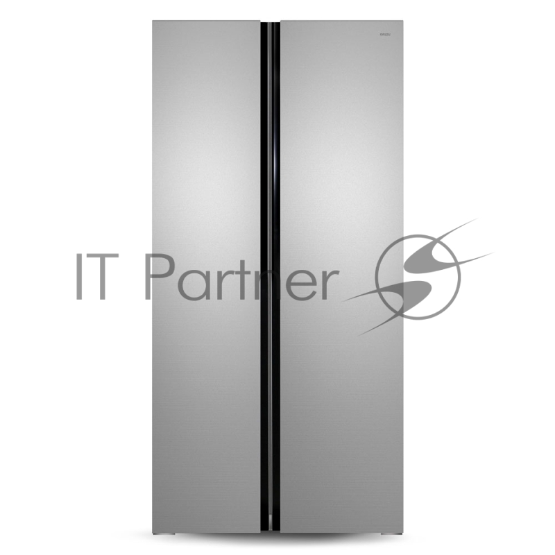 Холодильник GiNZZU NFK-462 Side-by-side стальной inverter