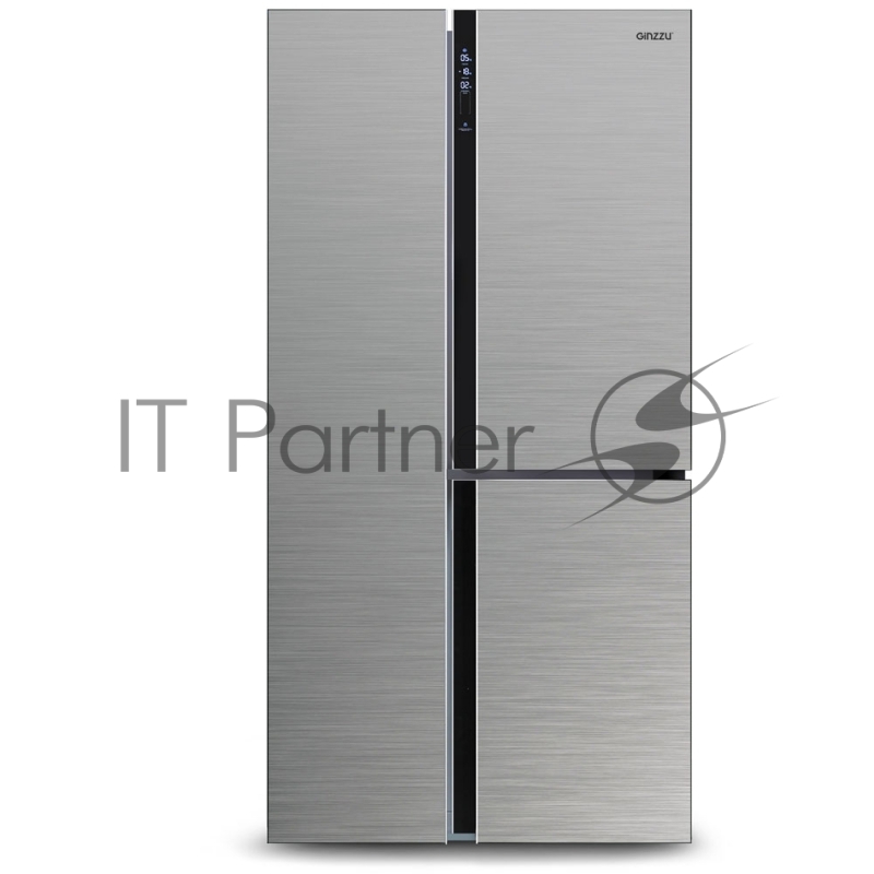 Холодильник NFK-420 SbS серебристый inverter