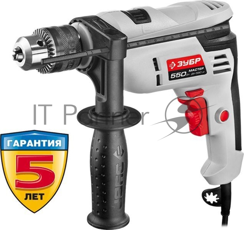 Дрель ударная Зубр ДУ-550 ЭР 550Вт патрон:кулачковый реверс