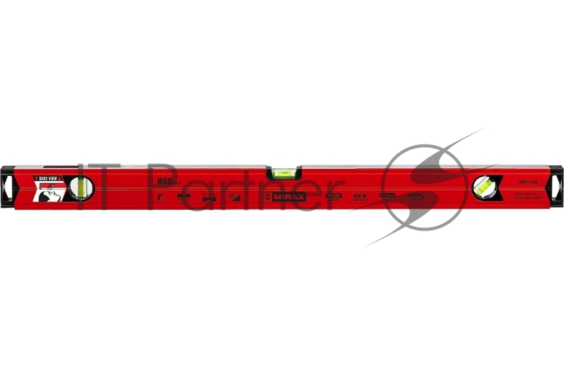 Уровень строительный магнитный MIRAX 800 мм 34611-080