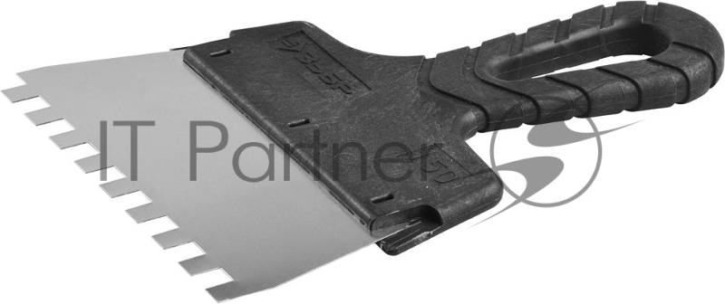 Шпатель ЗУБР Мастер ФАСАДНЫЙ, нержавеющее полотно, 150мм, зуб 8х8мм