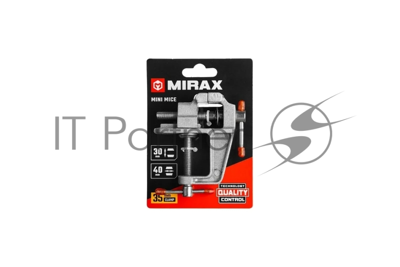 Настольные тиски для точных работ MIRAX, 40 мм 32472-40