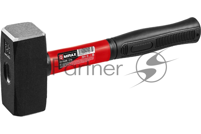 Кувалда MIRAX 1.5 кг с фиберглассовой рукояткой