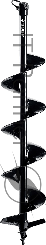 Шнек для мотобуров, грунт, d=150 мм, однозаходный, ЗУБР