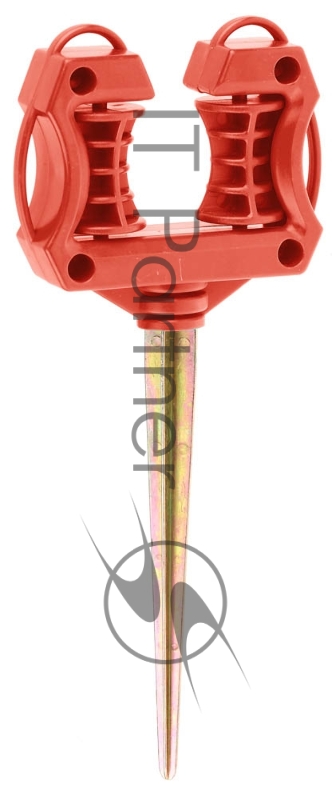 Ролик GRINDA направляющий двухсторонний для шланга