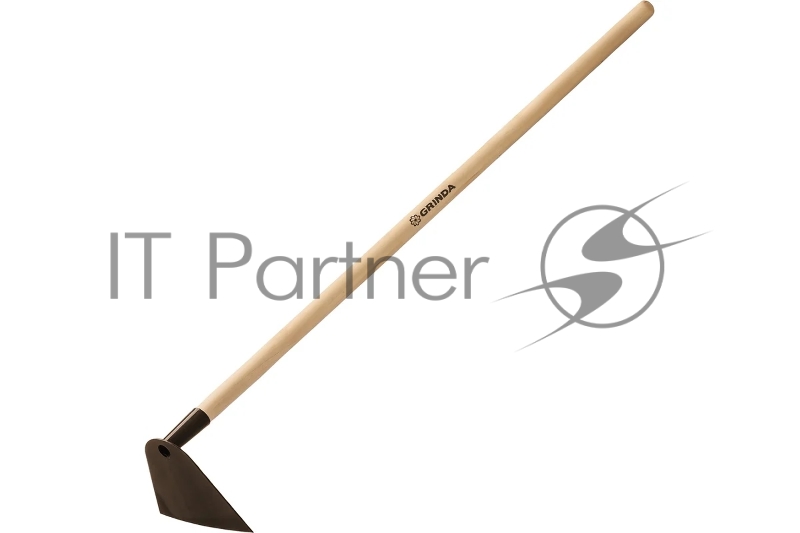 Мотыга трапецевидная GRINDA 190 мм ширина, с деревянным черенком