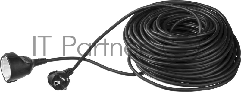 Удлинитель электрический, 30 м, 2200 Вт, 1 гнездо, ПВС 3x1 мм2, ЗУБР