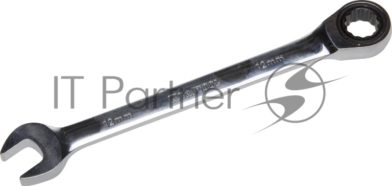 Комбинированный гаечный ключ трещоточный 12 мм, KRAFTOOL