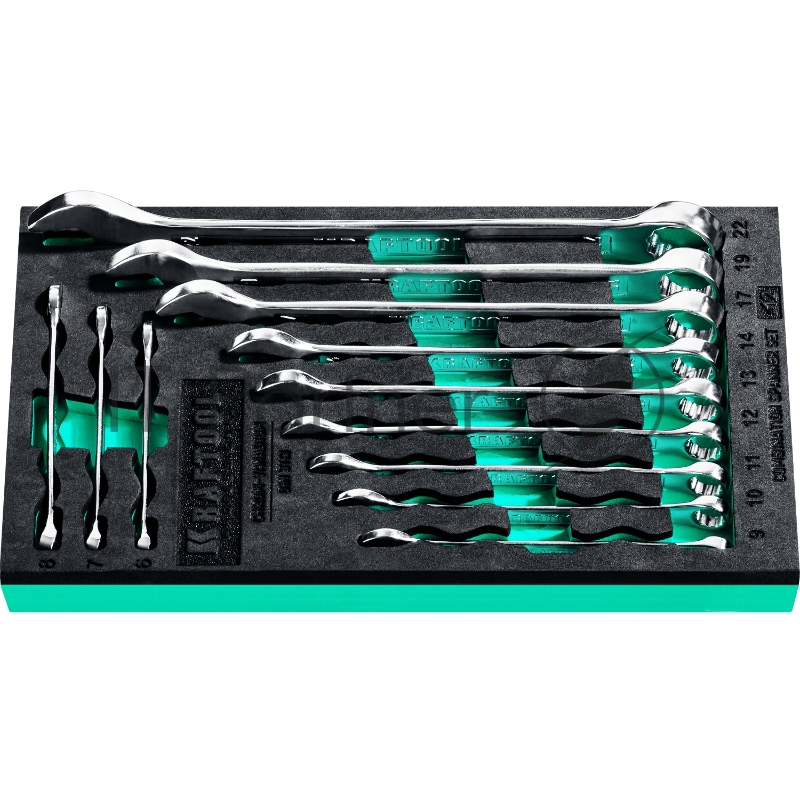 Набор комбинированных гаечных ключей 12 шт, 6 - 22 мм, KRAFTOOL