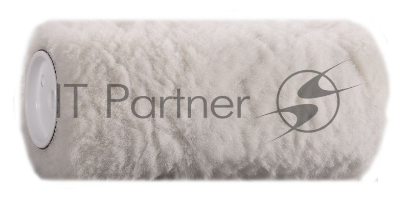 Ролик KRAFTOOL WHITON меховой, белый, бюгельная система, 250мм