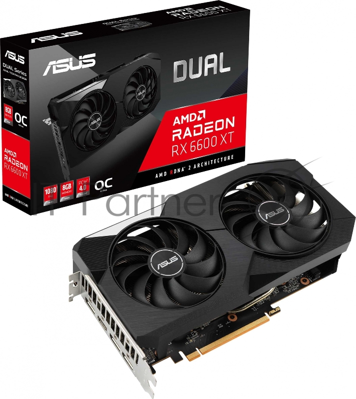 Видеокарта Asus DUAL-RX6600XT-O8G Radeon RX 6600 XT Dual OC