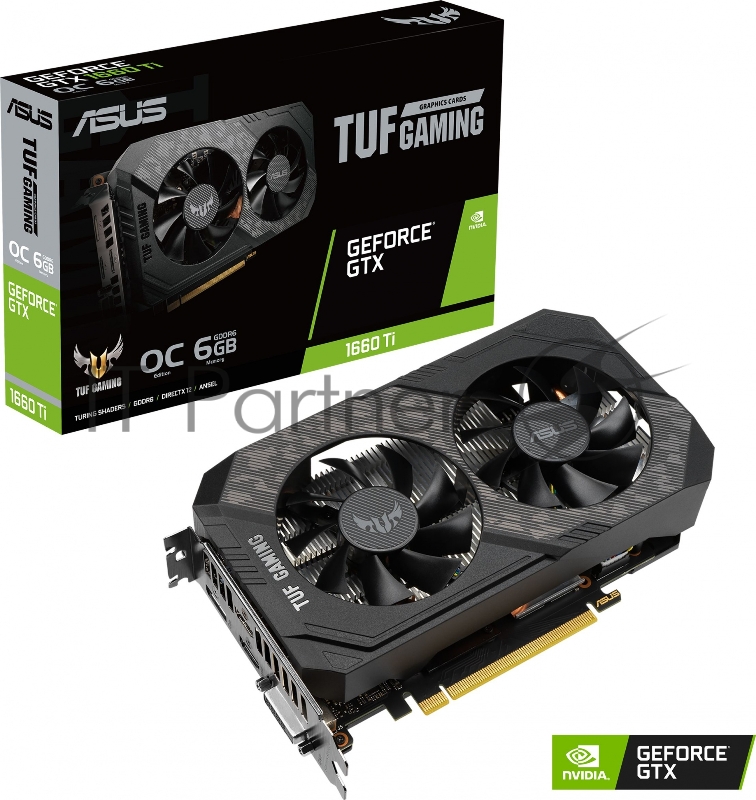 Видеокарта ASUS TUF-GTX1660TI-O6G-EVO-GAMING