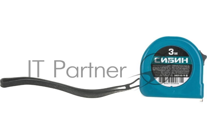Рулетка СИБИН 3м / 16мм в пластиковом корпусе