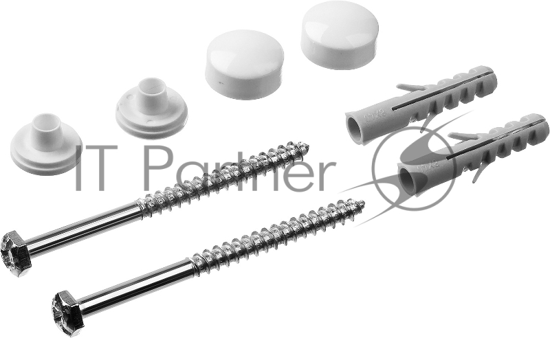 Набор для крепления унитазов, диаметр предварительного сверления - 8 мм, цвет белый, ЗУБР Профессионал