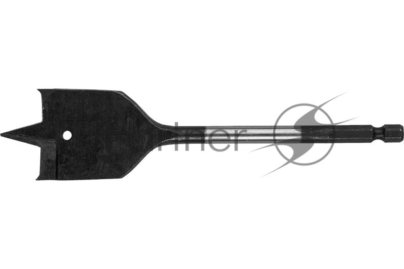 Сверло перовое по дереву, ЗУБР 30x152мм, с боковыми подрезателями