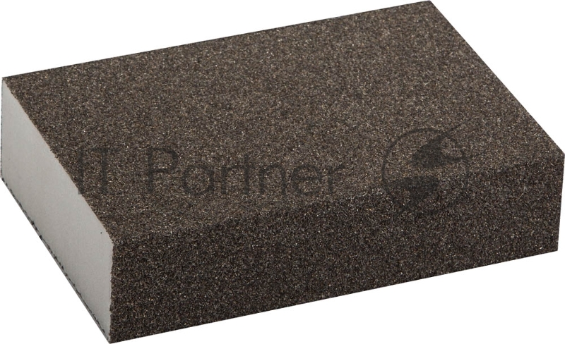 Губка шлифовальная ЗУБР Мастер четырехсторонняя, средняя жесткость, Р80, 100х68х26мм