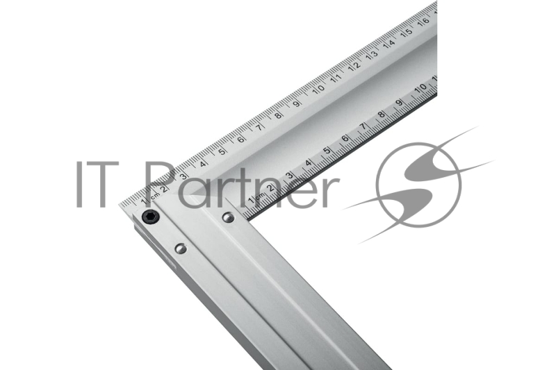 Жесткий столярный угольник с усиленным алюминиевым полотном STAYER HERCULES 300 мм