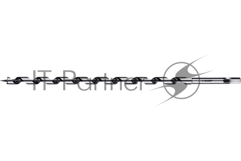 Сверло левиса по дереву, ЗУБР 10x450/360мм, шестигранный хвостовик