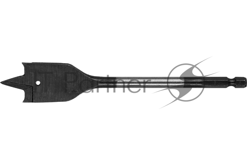 Сверло перовое по дереву, ЗУБР 22x152мм, с боковыми подрезателями