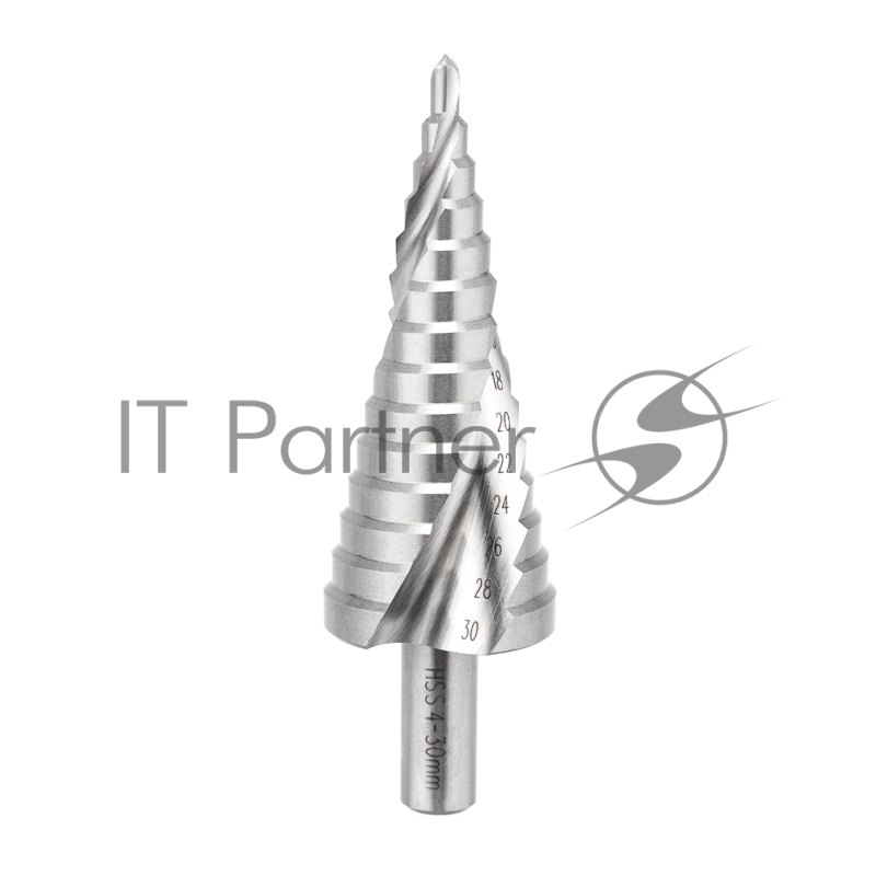 Сверло по металлу ступенчатое ТИТАН 4,0-30,0 мм 98 mm 65 HRC Р6М5 TiN Kranz