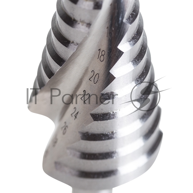 Сверло по металлу ступенчатое ТИТАН 4,0-30,0 мм 98 mm 65 HRC Р6М5 TiN Kranz