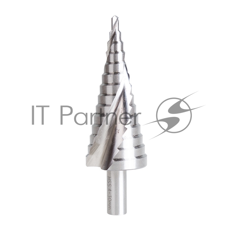 Сверло по металлу ступенчатое ТИТАН 4,0-30,0 мм 98 mm 65 HRC Р6М5 TiN Kranz