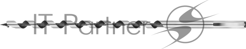 Сверло левиса по дереву, URAGAN 8x235/160мм, шестигранный хвостовик