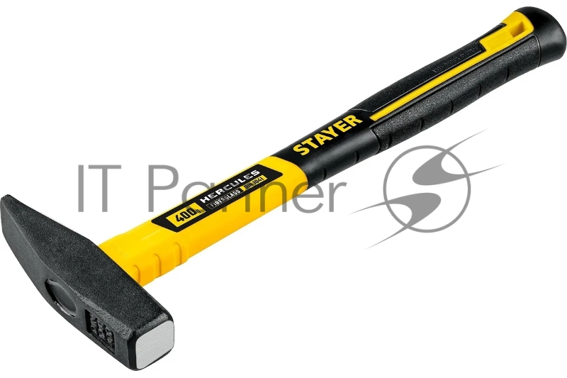 Молоток слесарный с фиберглассовой рукояткой STAYER Hercules 400 г