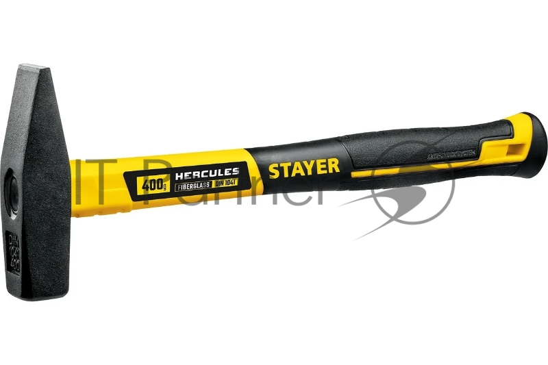 Молоток слесарный с фиберглассовой рукояткой STAYER Hercules 400 г
