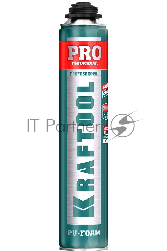 Пена монтажная KRAFTOOL PRO, пистолетная, всесезонная, 750мл, SVS