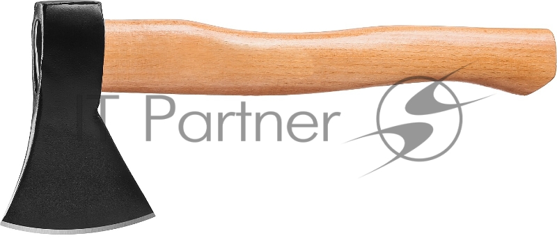 Топор 600 кованый с деревянной рукояткой 340 мм (общий вес 700 г) MIRAX