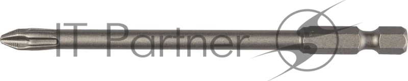 Биты X-DRIVE торсионные кованые, обточенные, KRAFTOOL 26123-2-100-1, Cr-Mo сталь, тип хвостовика E 1/4, PZ2, 100мм, 1шт