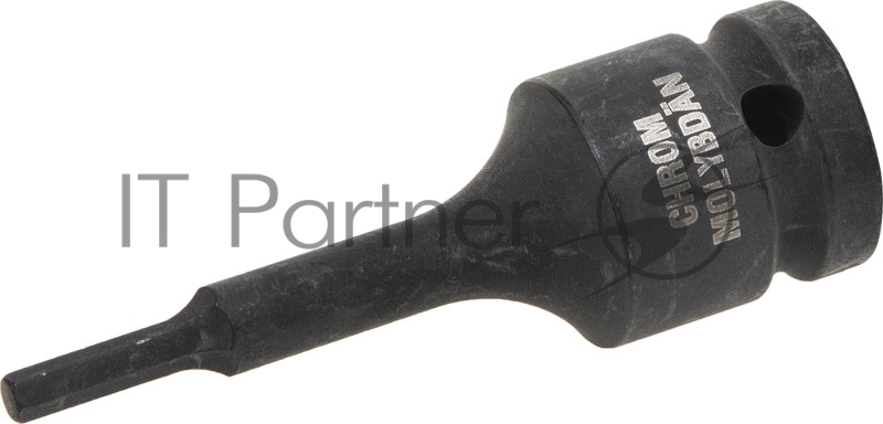 Торцовая головка KRAFTOOL INDUSTRIE QUALITAT ударная (1/2), HEX, Cr-Mo, фосфатированная, H4