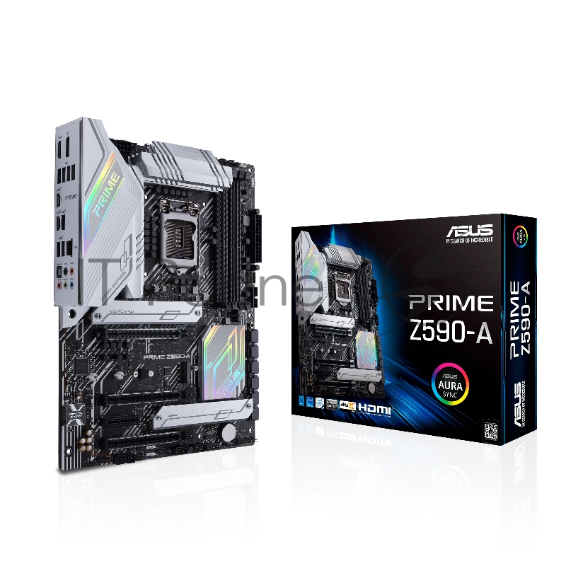 Материнская плата ASUS PRIME Z590-A, LGA1200, Z590, 4*DDR4, HDMI+DP, CrossFireX, SATA3 + RAID, Audio, Gb LAN, USB 3.2*8, USB 2.0*6, COM*1 header (w/o cable), ATX 90MB16D0-M0EAY0